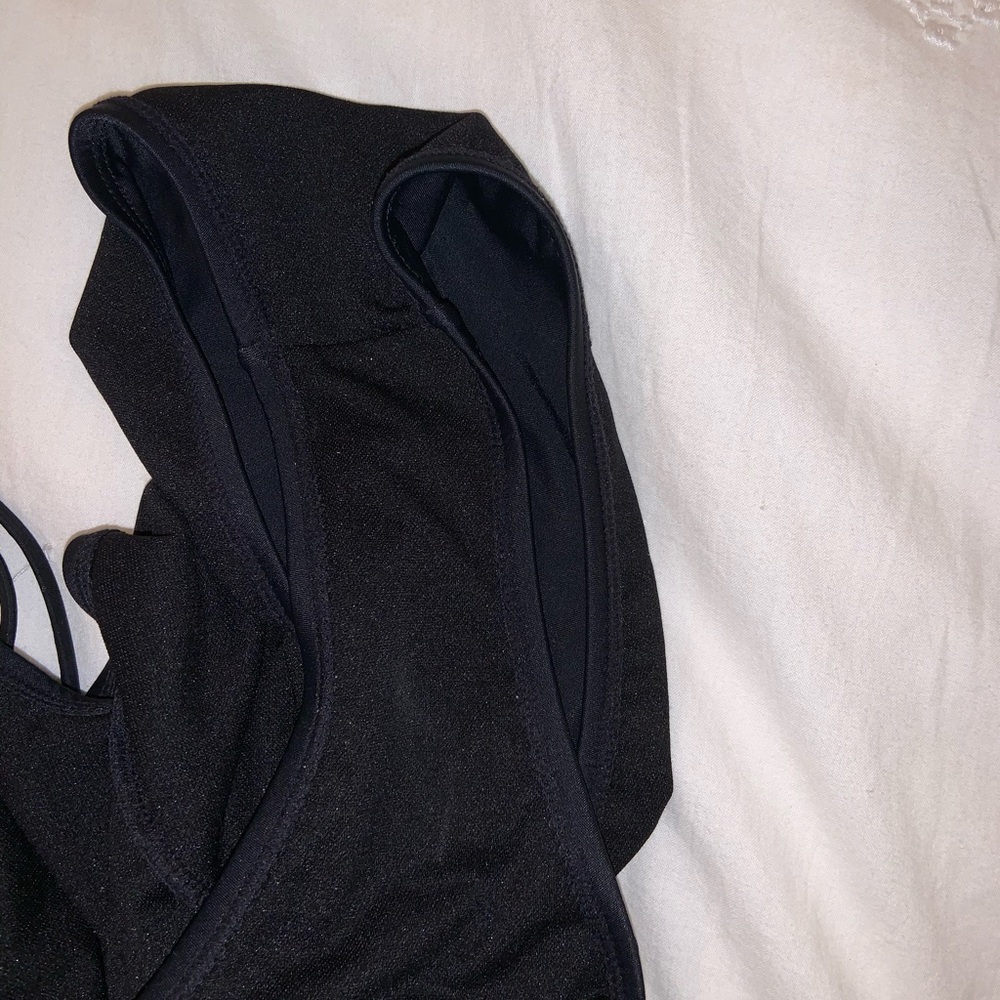 BLACK ONE PIECE BATHING SUIT